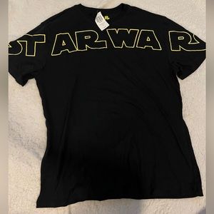 Black Star Wars Logo T-Shirt